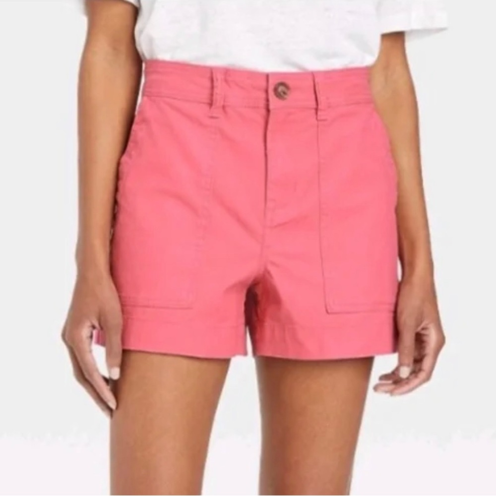A New Day Women’s High Rise Shorts Pink NWT